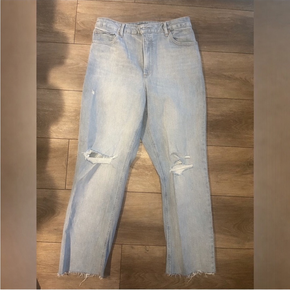 Express Women’s High Rise Mom Jeans
